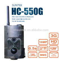 0.5s Trigger Time 3G GPRS GSM SMS MMS Hunting Trail Camera HC-550G